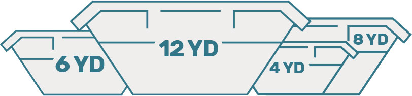 Small skip parked outside a Pinner semi-detached house