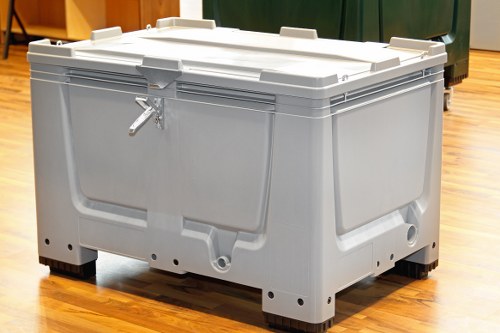 Recycling process of waste from enclosed skips in Pinner